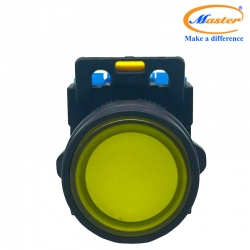 Nút Nhấn Reset Có Đèn Màu Vàng Master - Loại Tự Nhả