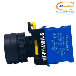 Nút Nhấn Reset Có Đèn Màu Vàng Master - Loại Tự Nhả