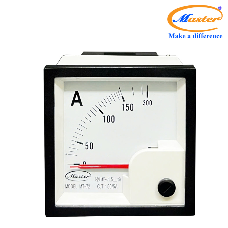 Đồng Hồ Đo Ampe MT-72 150/5A Master