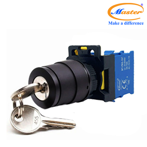 Công Tắc Xoay 2 Vị Trí Có Khoá Master