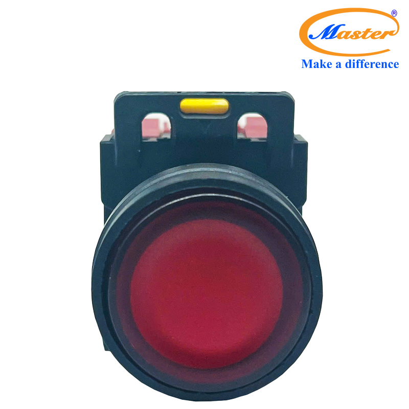 Nút Nhấn OFF Có Đèn Màu Đỏ Master - Loại Tự Giữ