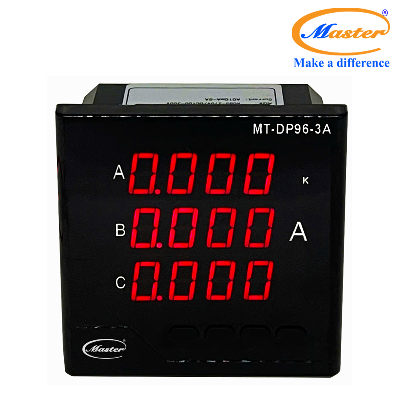 Đồng Hồ Đo Dòng Điện 3 Pha MT-DP96-3A Master