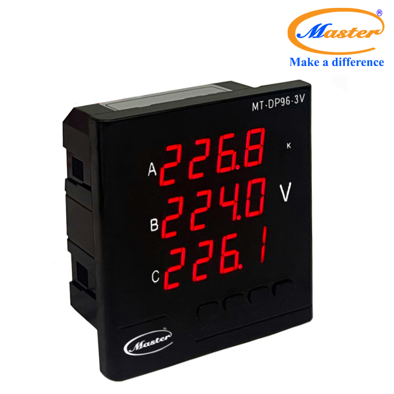 Đồng Hồ Đo Điện Áp 3 Pha MT-DP96-3V Master