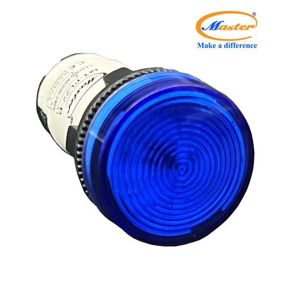 Đèn báo led xanh dương Master