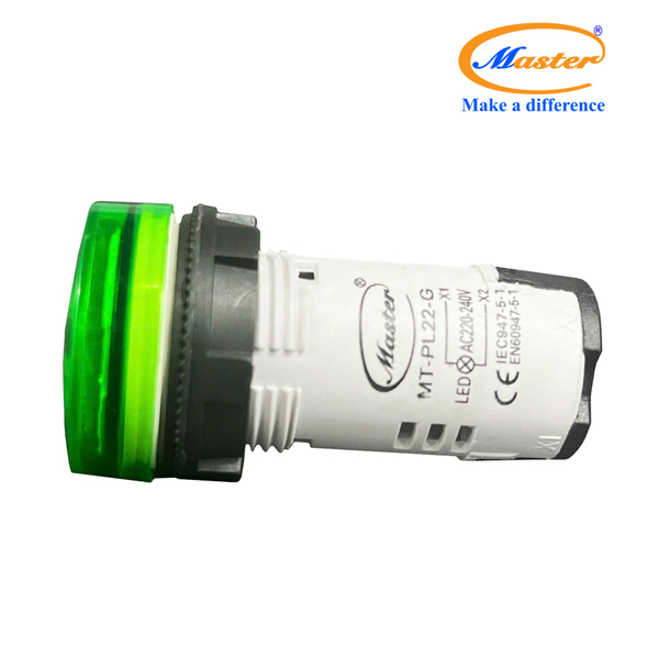 Đèn báo led xanh lá Master