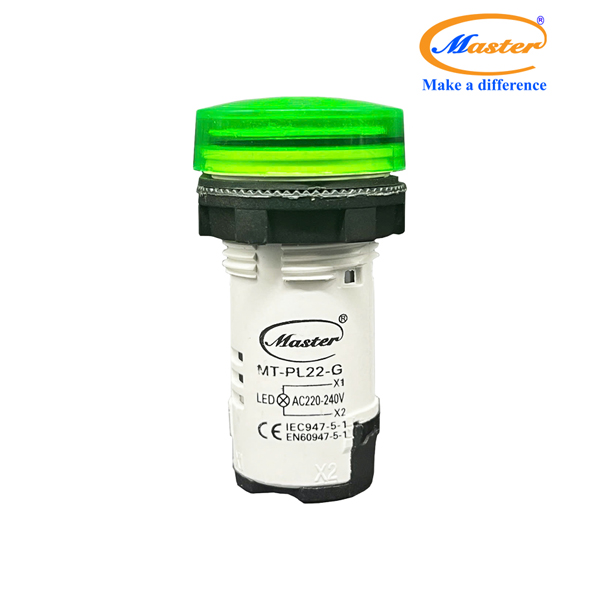 Đèn báo led xanh lá Master