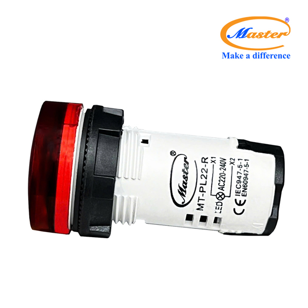 Đèn báo led đỏ Master