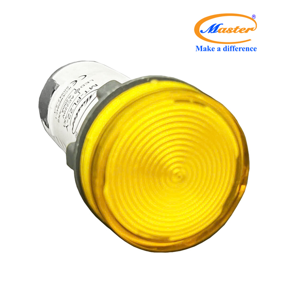 Đèn báo led vàng Master