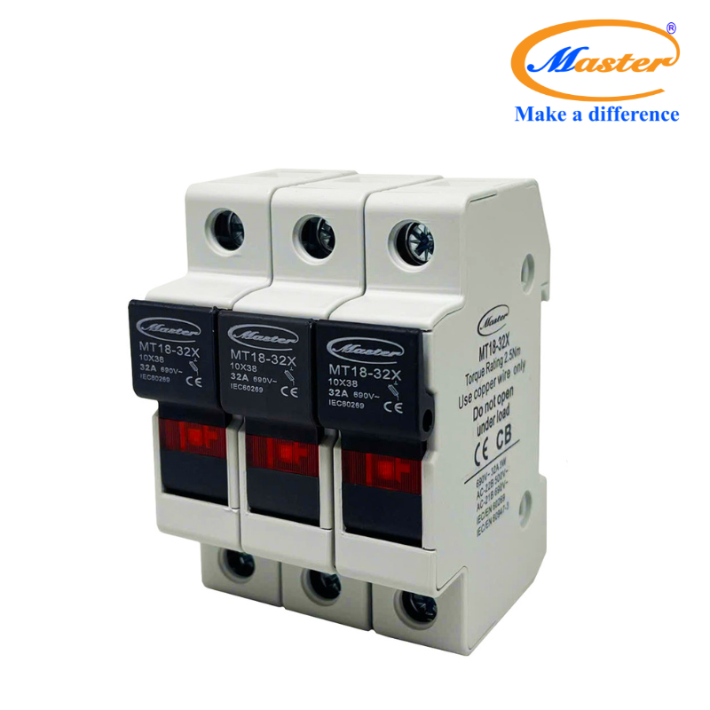 Ngắt Mạch Cầu Chì Điều Khiển Có Đèn Báo MT18-32X Master