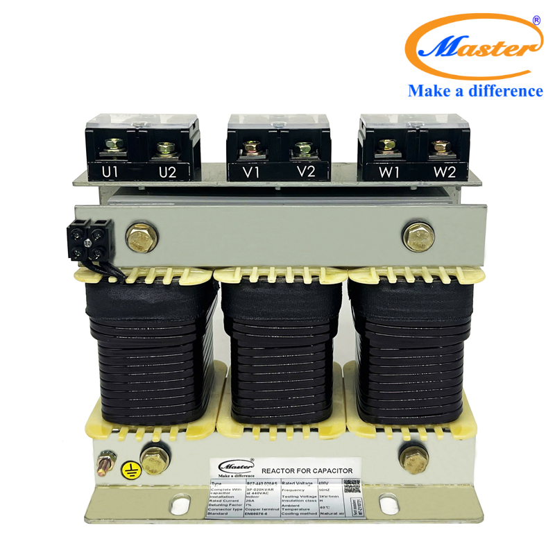 Cuộn Kháng 6% Cho Tụ Bù 3P 25KVAR 440VAC Master