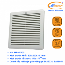 Miệng Gió Có Lọc Bụi Có Gioăng Kín Nước MT-VF200 Master