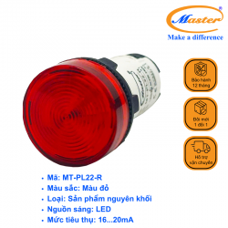 Đèn báo led đỏ Master