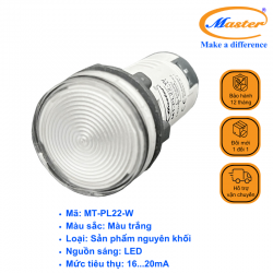Đèn báo led trắng Master