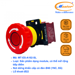 Nút Dừng Khẩn Cấp Có Đèn Master