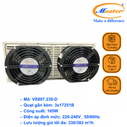 Quạt hút kèm miệng gió lọc bụi VS807.230-D Master
