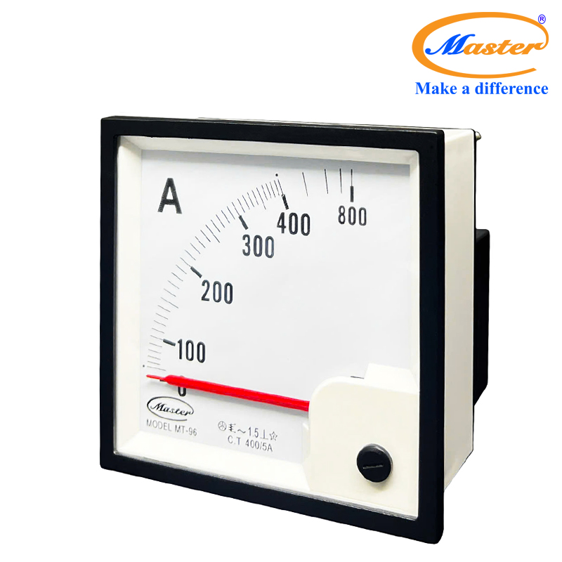 Đồng Hồ Ampe Analog 400/5A Class 1.5 96x96 MT-96 Master