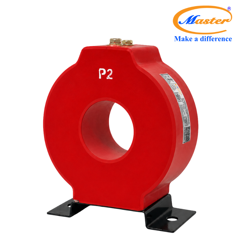 Biến Dòng Bảo Vệ PCT 300/5A Class 5P10 5VA Đúc Epoxy Đỏ Tròn Master